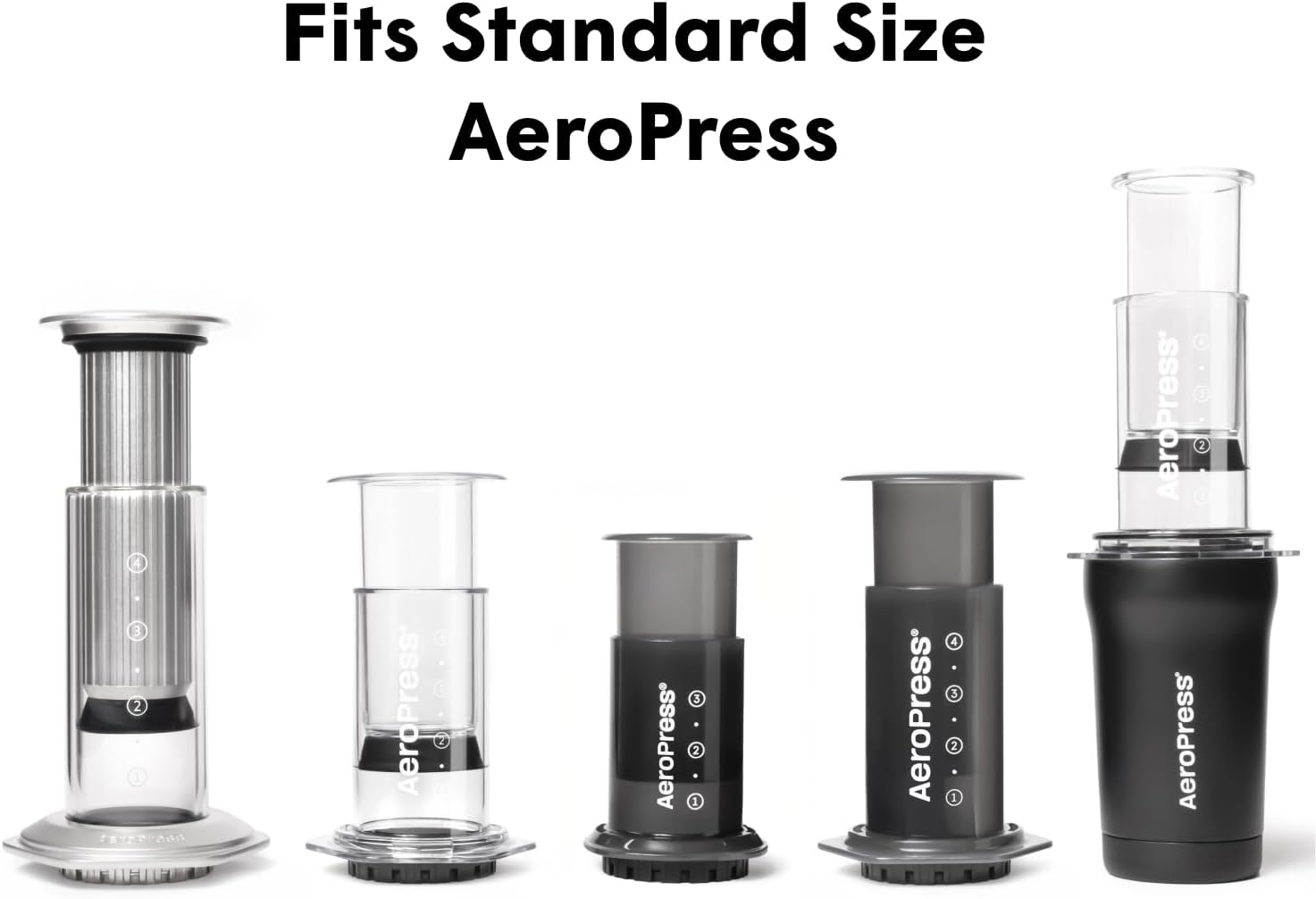 AeroPress White Paper Micro-Filters, 2 pack, 700 Count Count | Compostable Coffee Filters Made From White, Chlorine-Free Paper