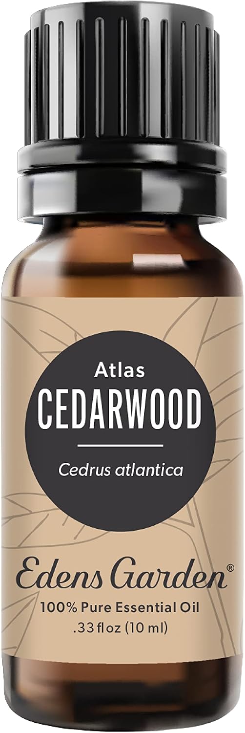 Edens Garden Cedarwood- Atlas Essential Oil- 100% Pure Premium Grade, Undiluted, Natural, Therapeutic, Aromatherapy, The Best for Diffuser, Candle