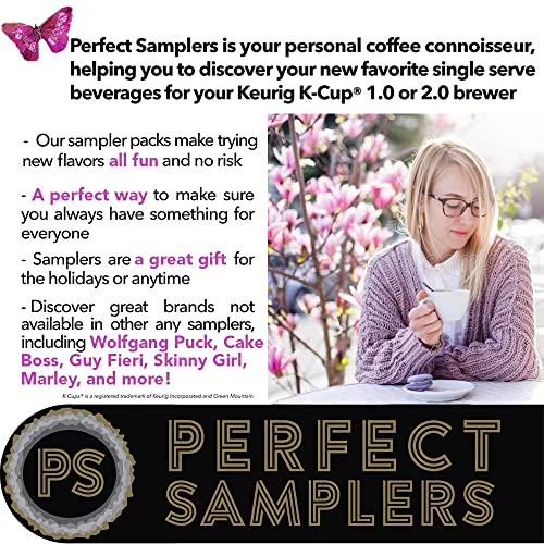 Perfect Samplers Hot Chocolate Single Serve Cups For Keurig K cup Brewers, Variety Pack Sampler, Cocoa, 30 Count