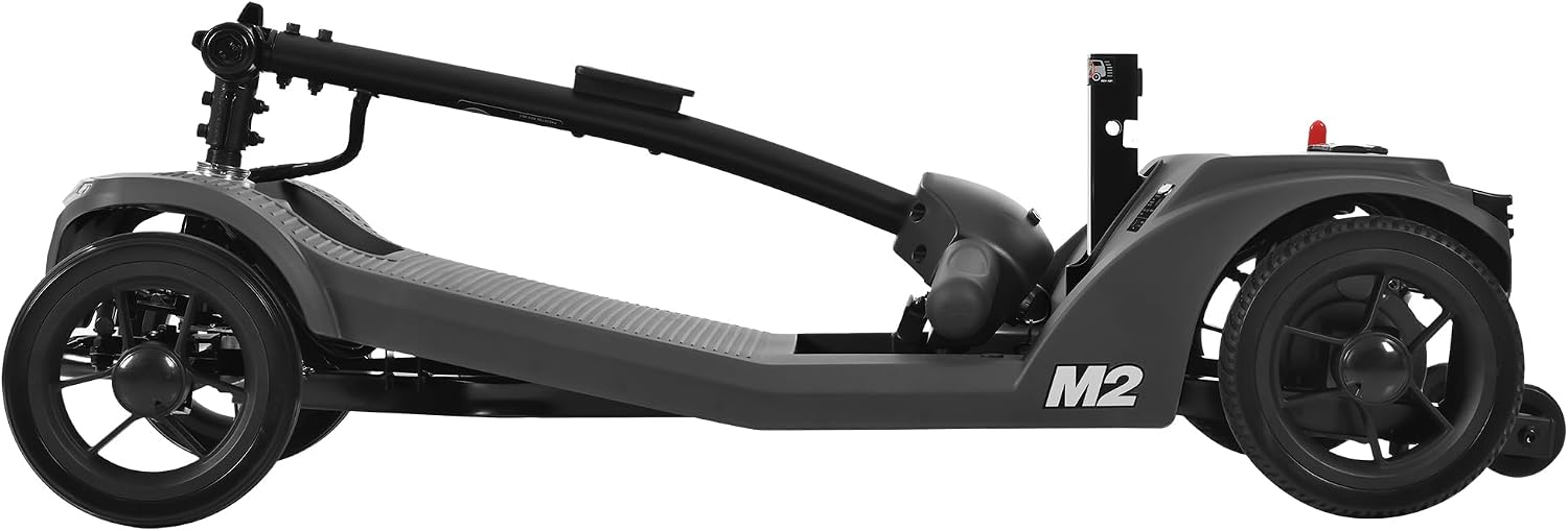 Metro Mobility 4 Wheel Foldable Mobility Scooter for Adults - 300 lbs Capacity Electric Mobility Scooters for Seniors - Long Range Power Extended