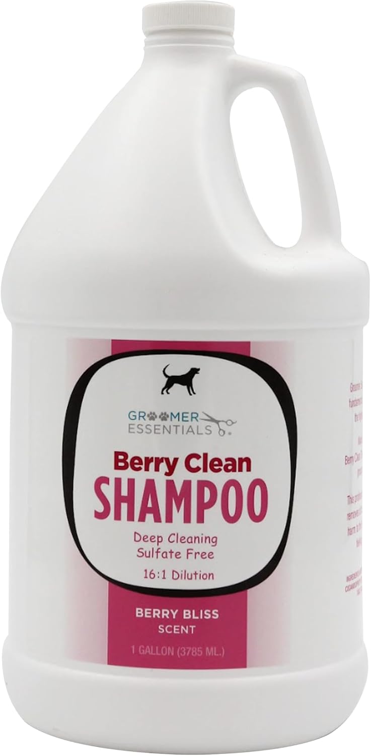 Groomer Essentials Berry Clean Dog Shampoo Gallon