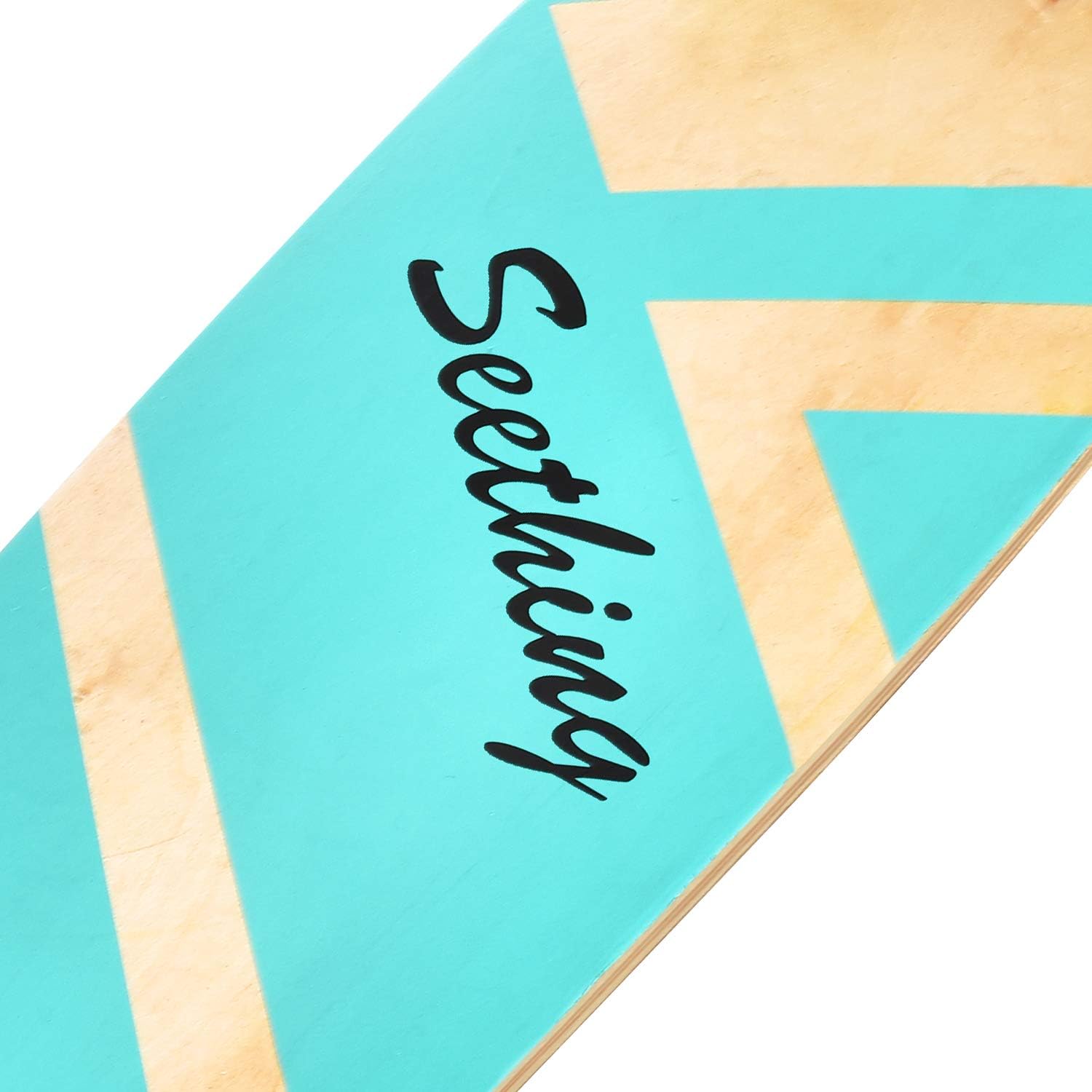 seething 42 Inch Longboard Skateboard Complete Cruiser Pintail, The Original Artisan Maple Skateboard Cruiser Pintail for Cruising, Carving