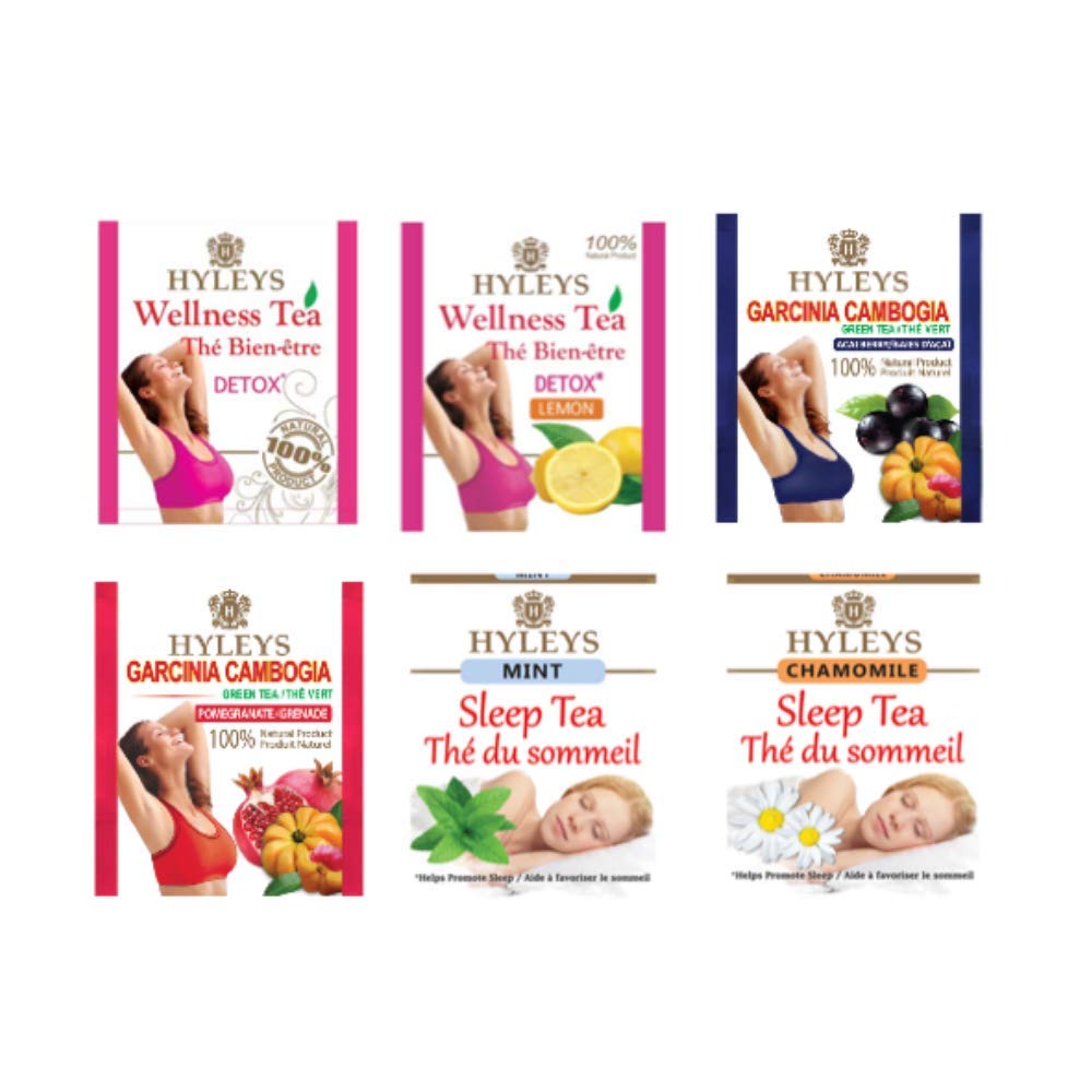 Hyleys 14 Day Weight Loss Tea, Garcinia & Matcha Green Tea, 42 Tea Bags