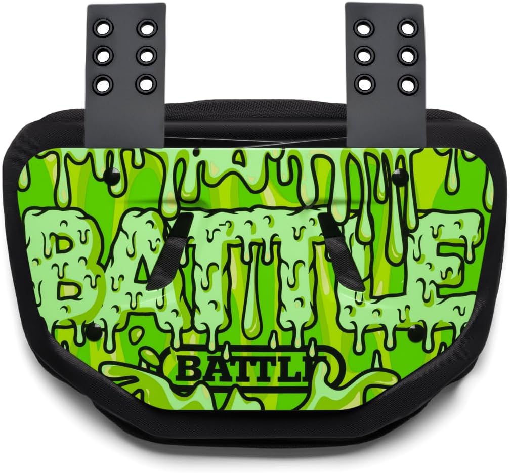 Battle Sports Novelty Football Back Plate, Kids, Adults