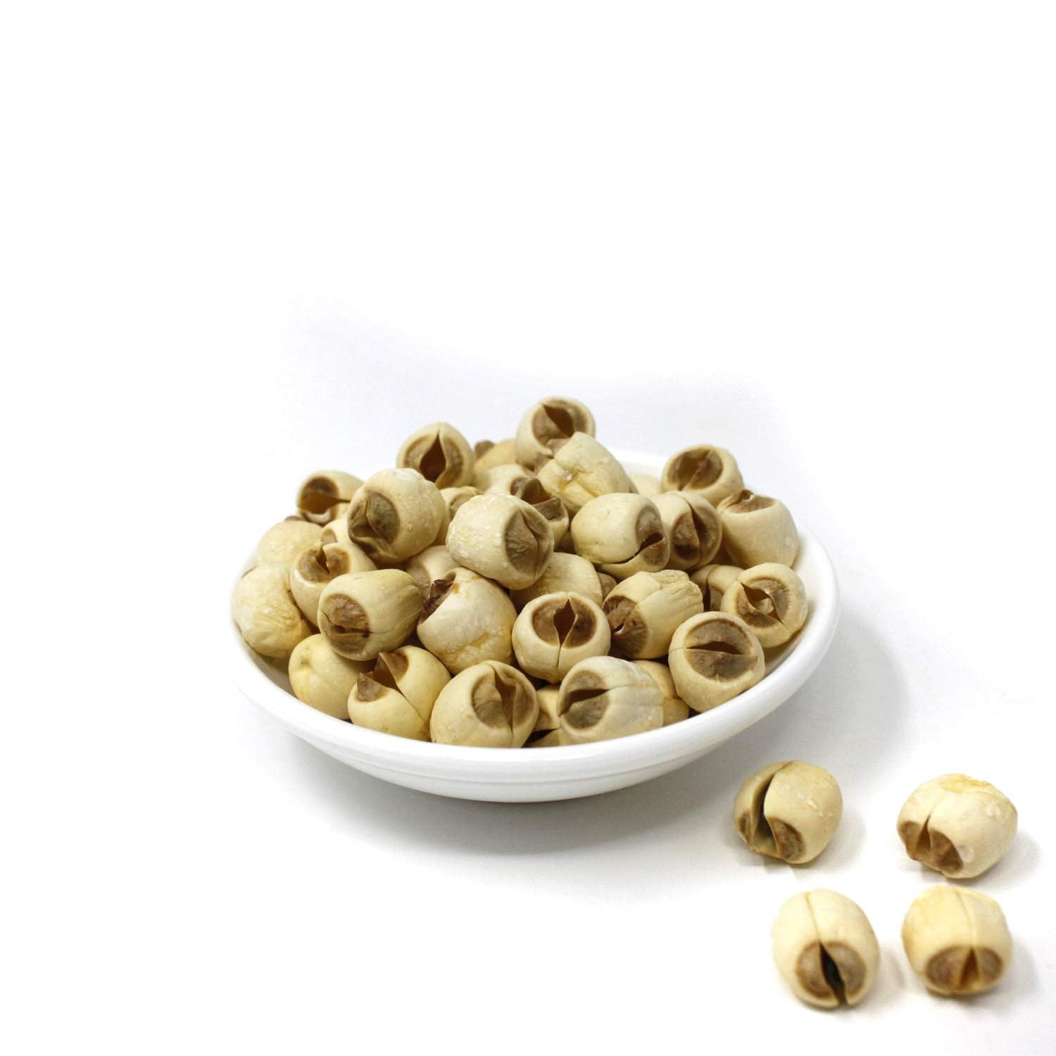DOL Natural Dried Lotus Seeds Packed In USA 莲子干 8 Ounce, 100% Natural, Dried White Lotus Seeds Lian ZI, Rich In Methionine for Health