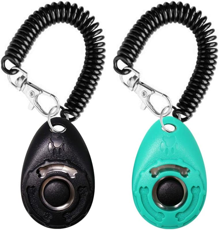 OYEFLY Dog Training Clicker with Wrist Strap Durable Lightweight Easy to Use