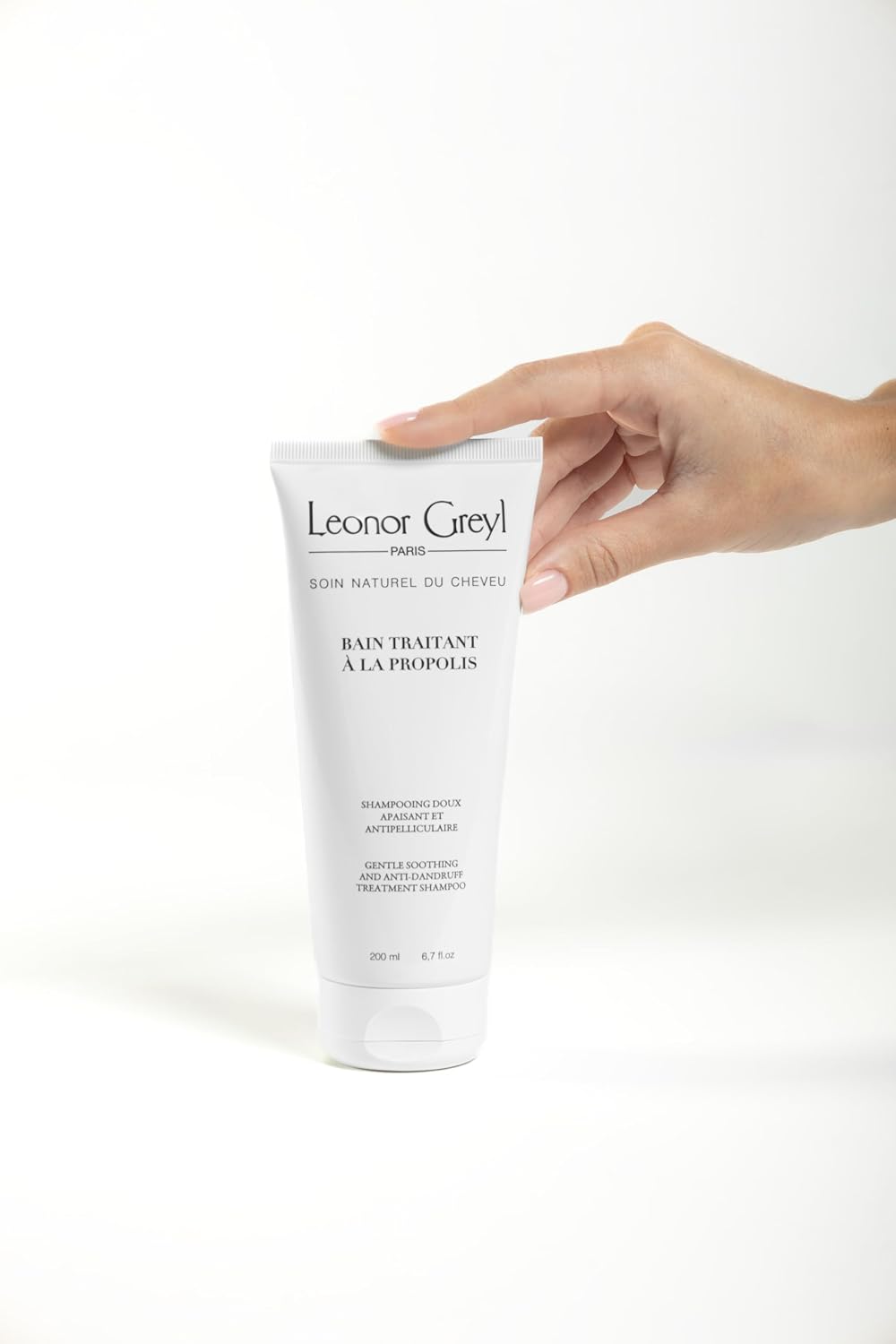 Leonor Greyl Gentle Dandruff Shampoo (Bain Traitant a La Propolis), Propolis & Chamomile Natural Dandruff Shampoo, 6.7 oz. Made In France