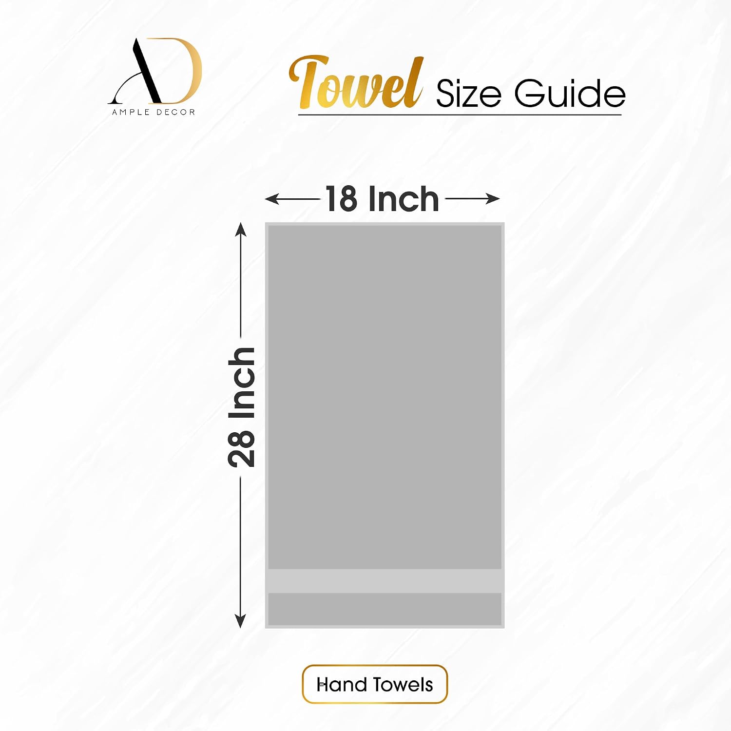 Ample Decor 100% Cotton Hand Towels 18x28 Inches, 600 GSM, Soft & Absorbent, Set of 12, Purple