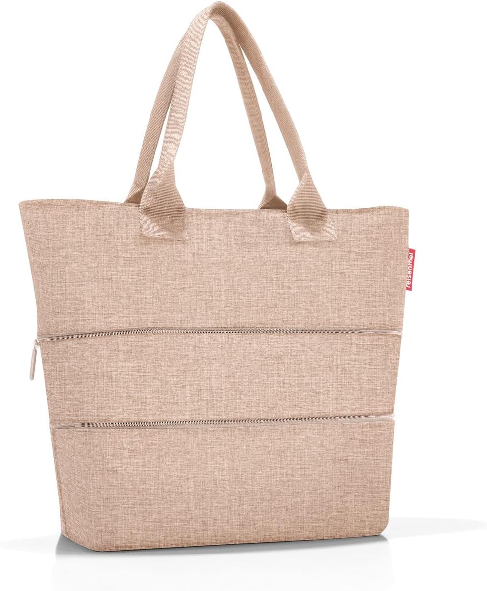reisenthel shopper e1 - Large capacity and expandable bag made of water repellent and recycled polyester fabric