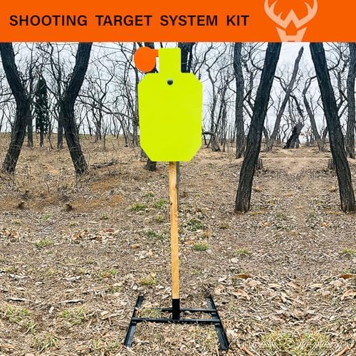 Highwild 2x4 Target Stand Base for AR500 Steel Shooting Targets - Double T-Shaped Base for Shooting Range Outdoor