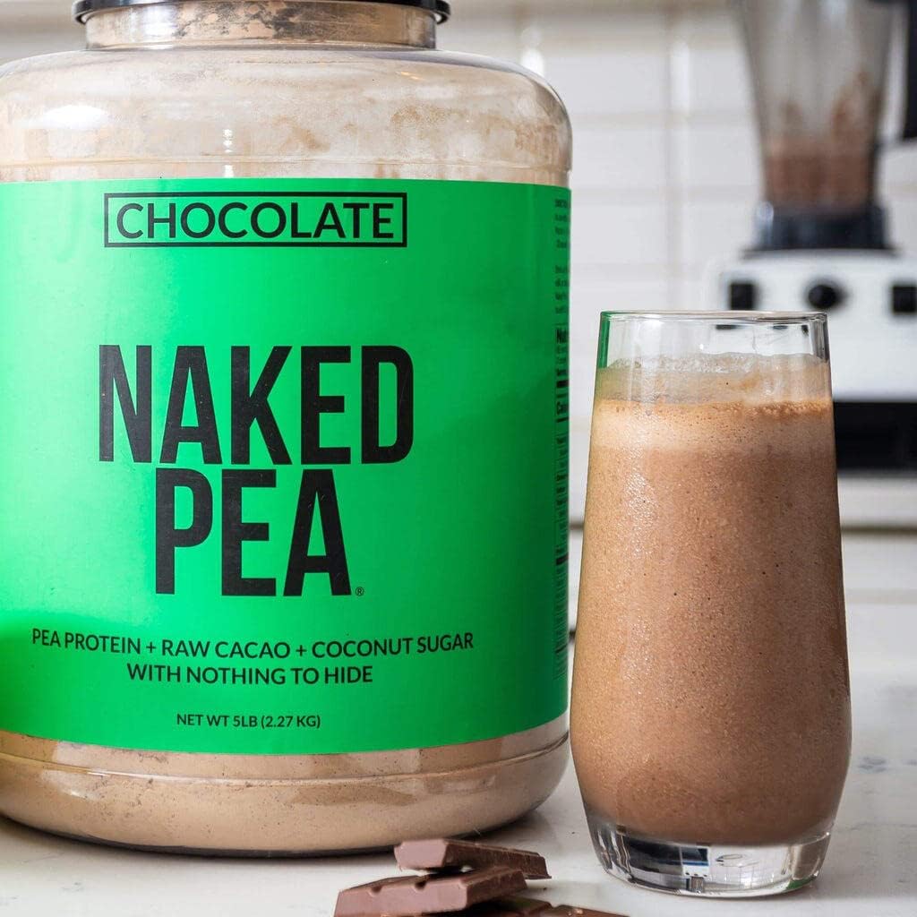 NAKED Pea - 5LB 100% Pea Protein Powder from North American Farms - Unflavored Vegan Pea Protein Isolate - NSF Certified, Plant Protein Powder, Easy to Digest - 76 Servings