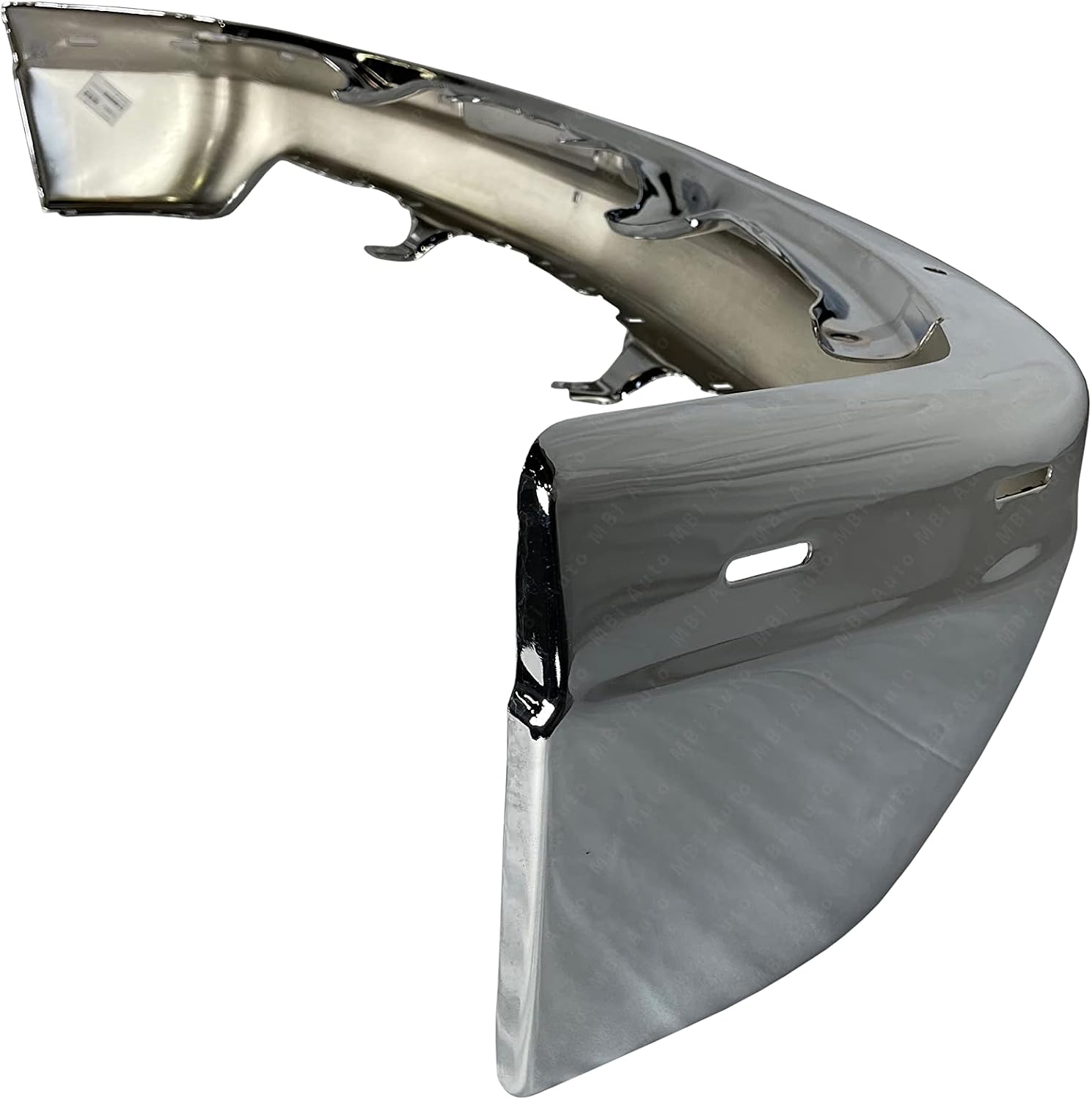 Chrome, Steel Front Bumper Impact Bar Fascia Compatible with 1999 2000 2001 2002 Chevy Silverado Pickup 99-02, GM1002376