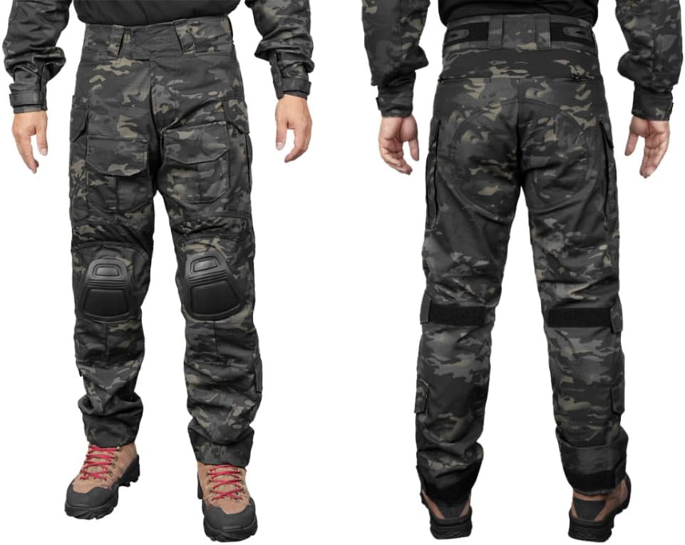KRYDEX Tactical Men's G3 Combat Pants with Knee Pads