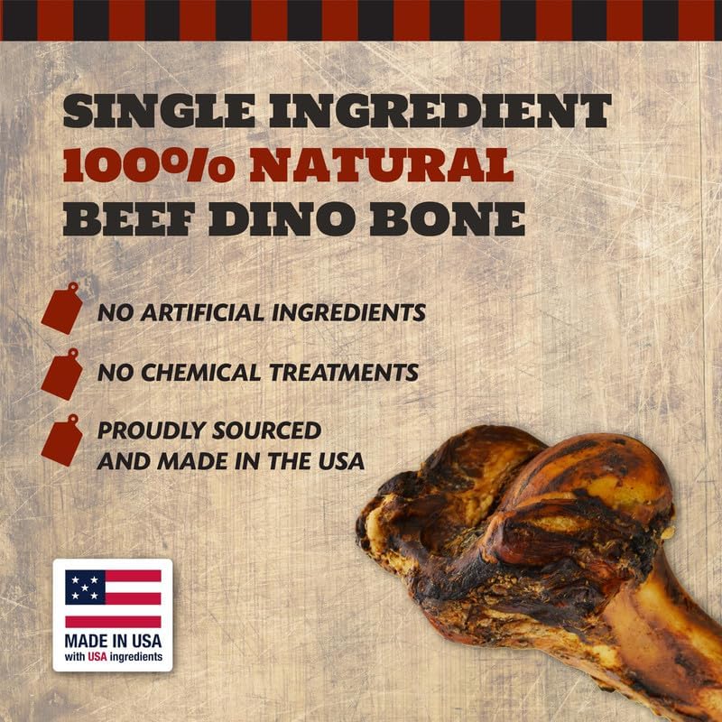 THE COUNTRY BUTCHER Giant Dog Bone, Long Lasting, Aggressive Chewers, USA