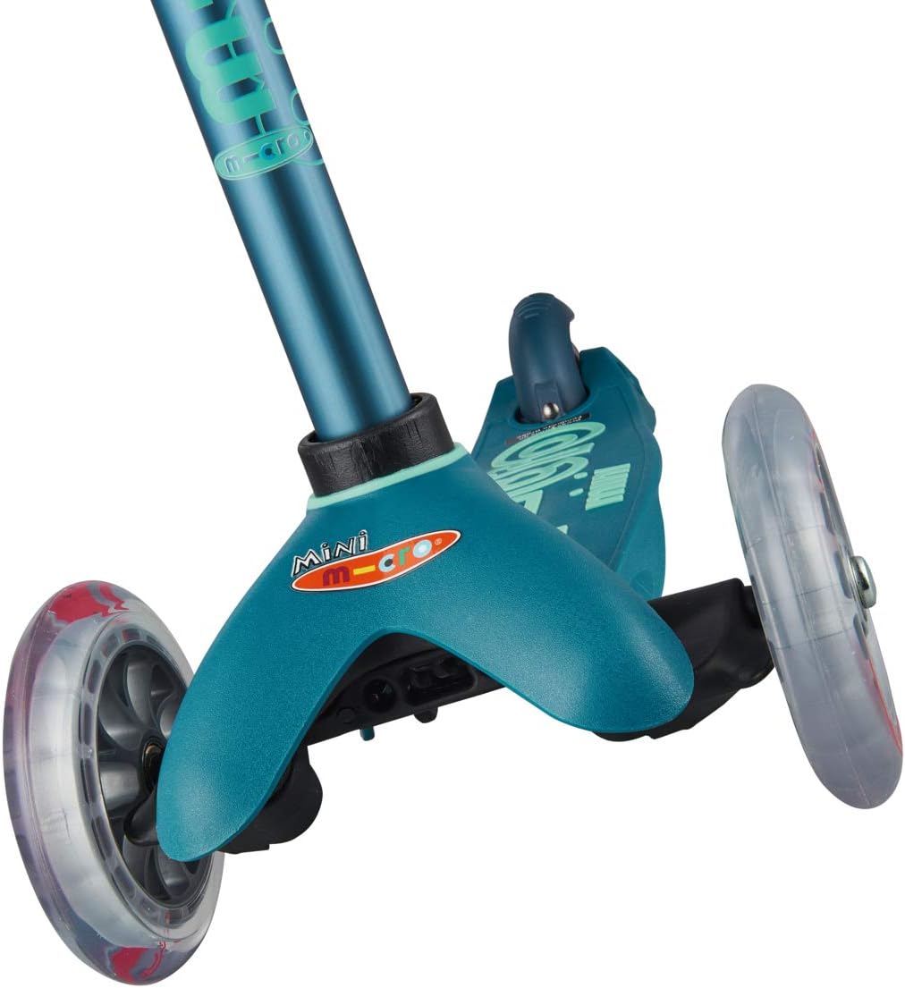 Micro Kickboard Mini 3-Wheel Toddler Scooter, Ages 2-5, Up to 110lbs | Lean-to-Steer Design, Adjustable T-Bar Grows with Your Child