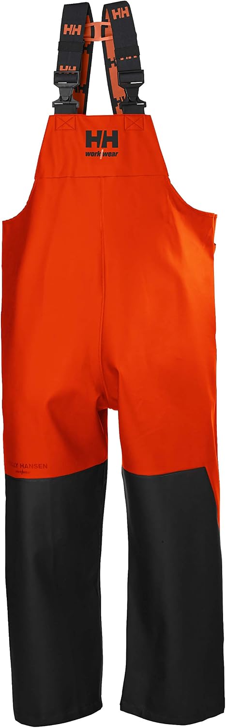 Helly Hansen Storm Rain Bib, Bib Overalls for Men, PVC-Coated Polyester
