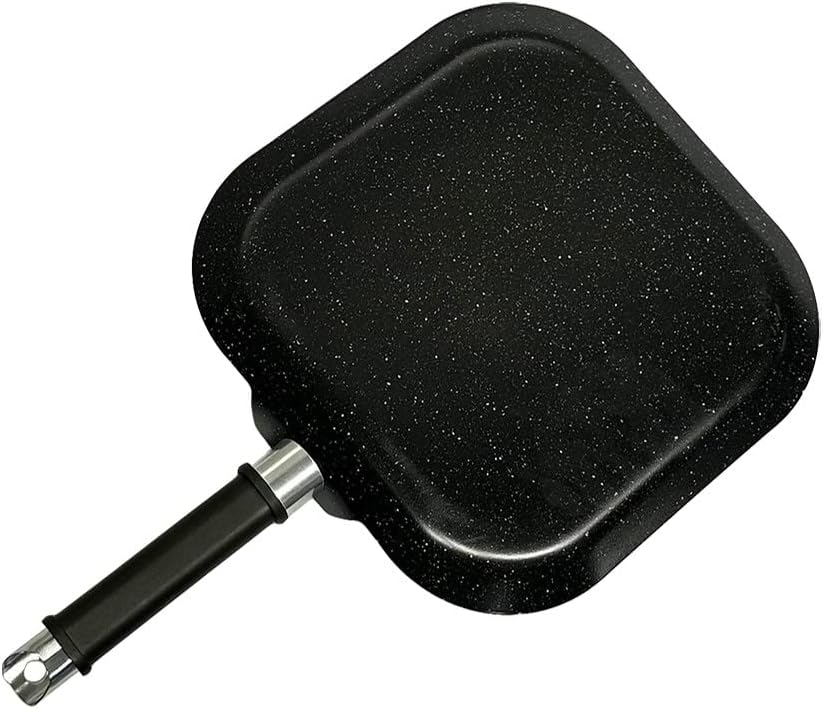 Heavy Gauge Aluminum Nonstick Square Griddle Pan, 11'' x 11'' Frying Pan Cook