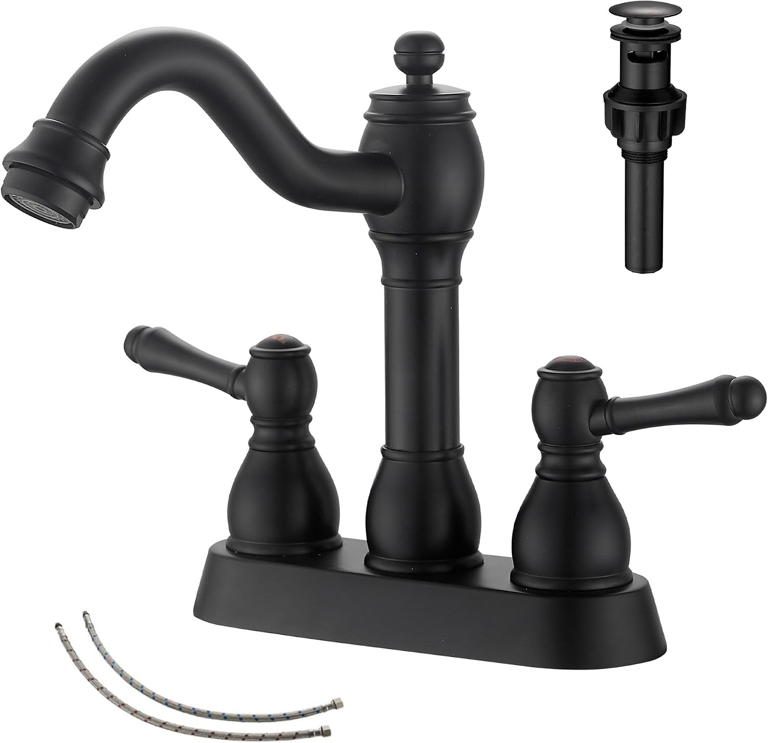 Oil Rubbed Bronze Bathroom Faucet Single Handle One Hole