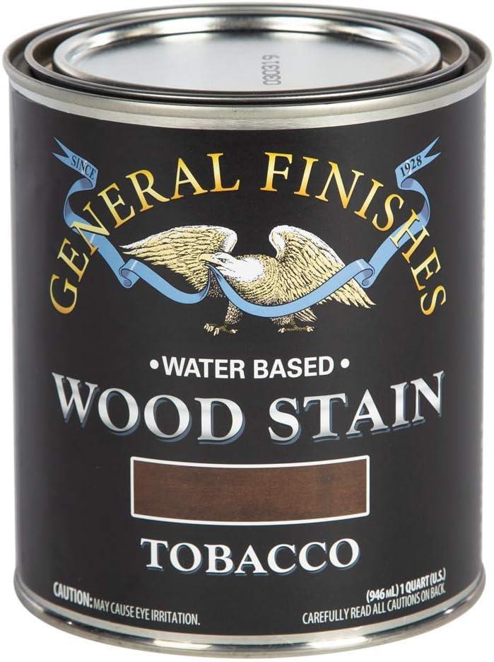 General Finishes Water Based Wood Stain, 1 Quart, Antique Oak