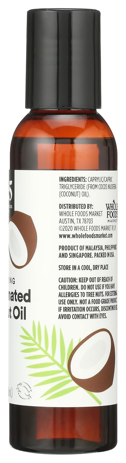 365 by Whole Foods Market, Fractionated Coconut Oil, 4 Fl Oz