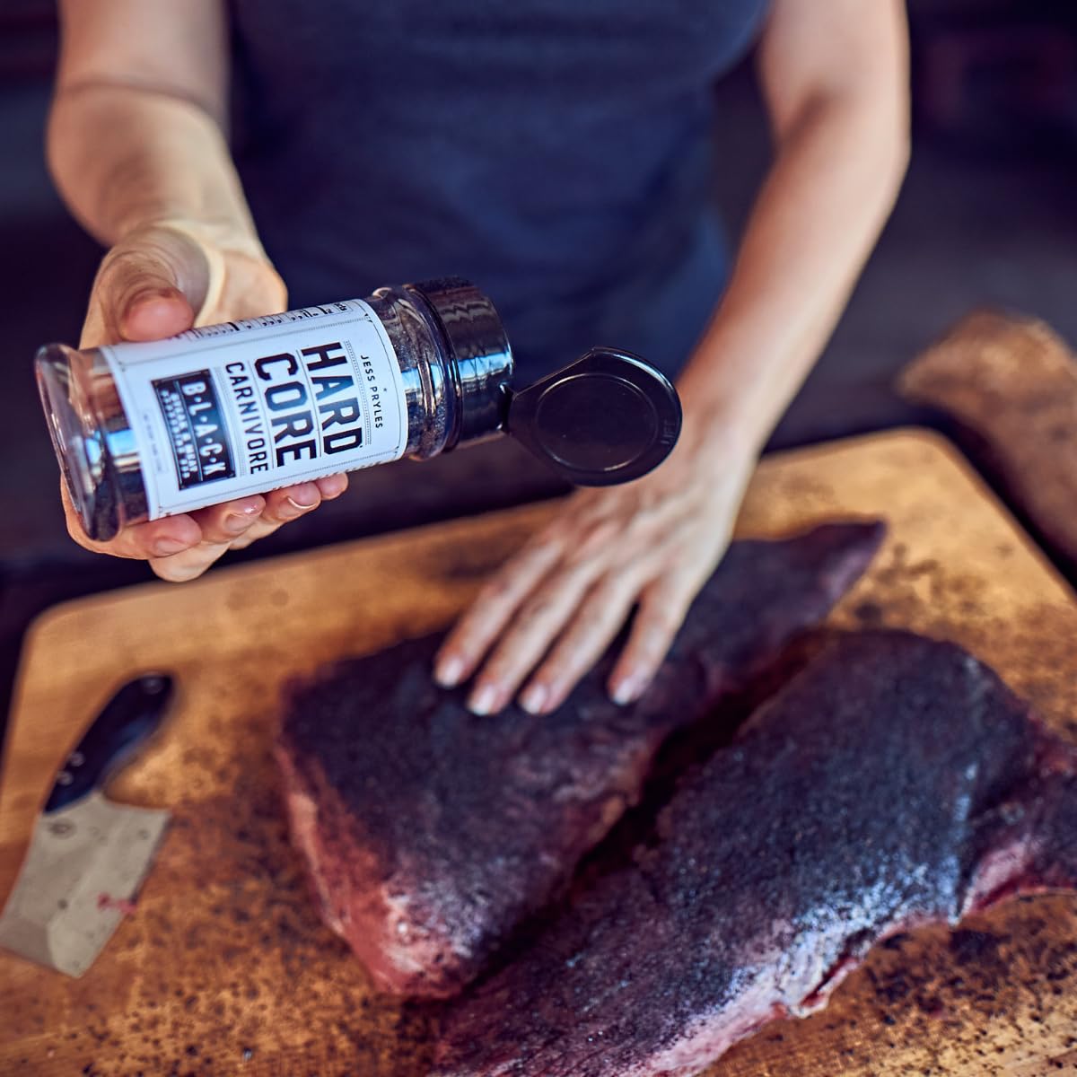 Hardcore Carnivore Black | All-Purpose Beef Seasoning Rub, 13oz Shaker