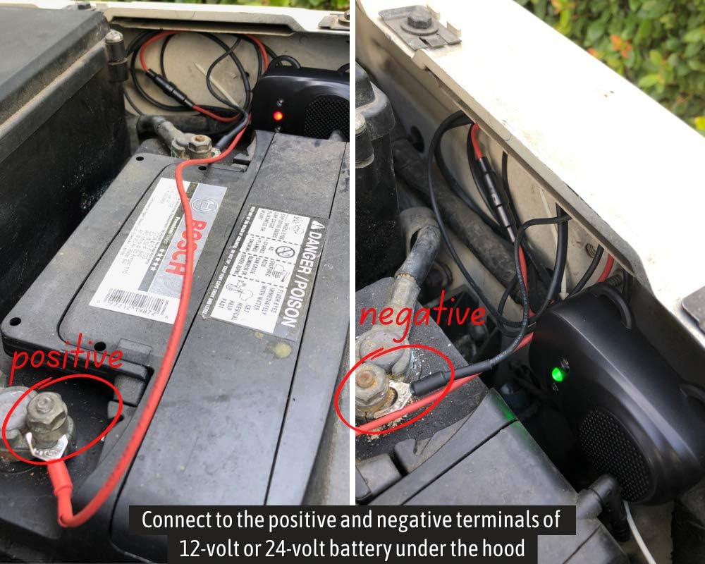 Ultrasonic Under Hood Rodent Repellent for Vehicles, Cars, Trucks & RVs