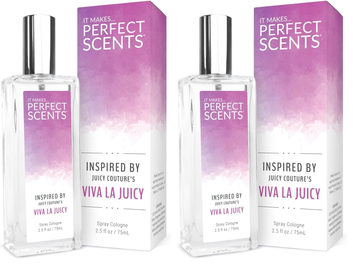 Perfect Scents Fragrances, Inspired by Juicy Couture's Juicy Couture, Women’s Eau de Toilette, Vegan, Paraben-Free, Phthalate-Free, Never Tested on Animals, 2.5 Fluid Ounces