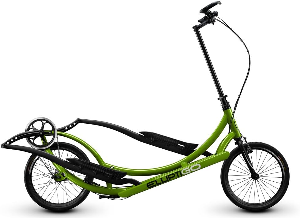 8C Long Stride Outdoor Elliptical Bike - Converts to Indoor Bike | Hybrid Outdoor and Indoor Cardio Trainer Exercise Bikes for Home, Elliptical Bicycle