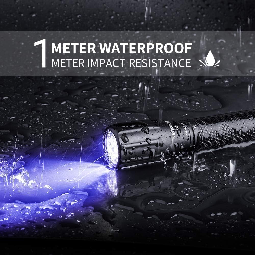 NEXTORCH C2UV 405nm uv Light Pocket-Size UV Led Blacklight Flashlight Resin