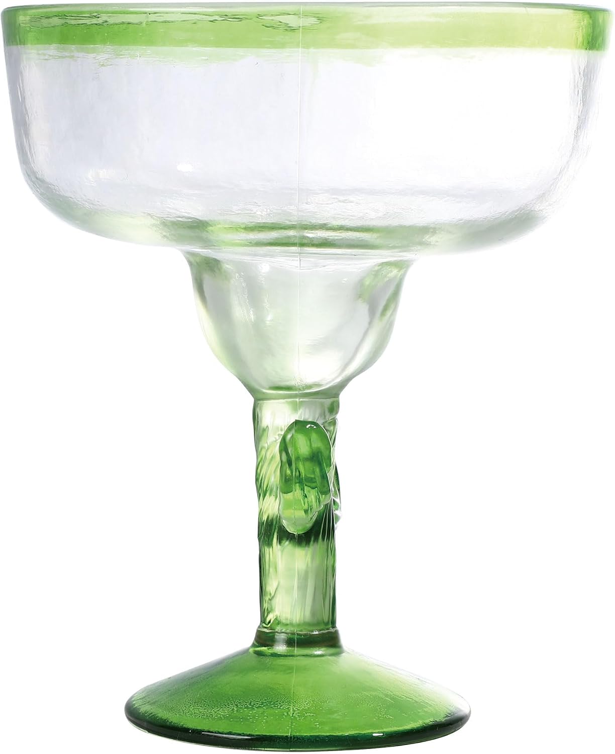 Supreme Housewares Cactus Margarita Glasses, Durable BPA-Free Acrylic Drinkware, Shatter-Proof and Reusable, Green, 18 oz, Set of 2