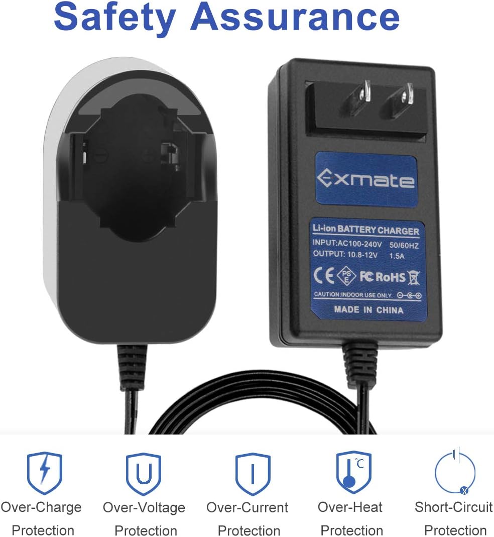Exmate 2 Pack 10.8V 3.0Ah Battery Compatible with Dremel 855-01 855-02 8000-01 8001-01 8001-02 Cordless Tools