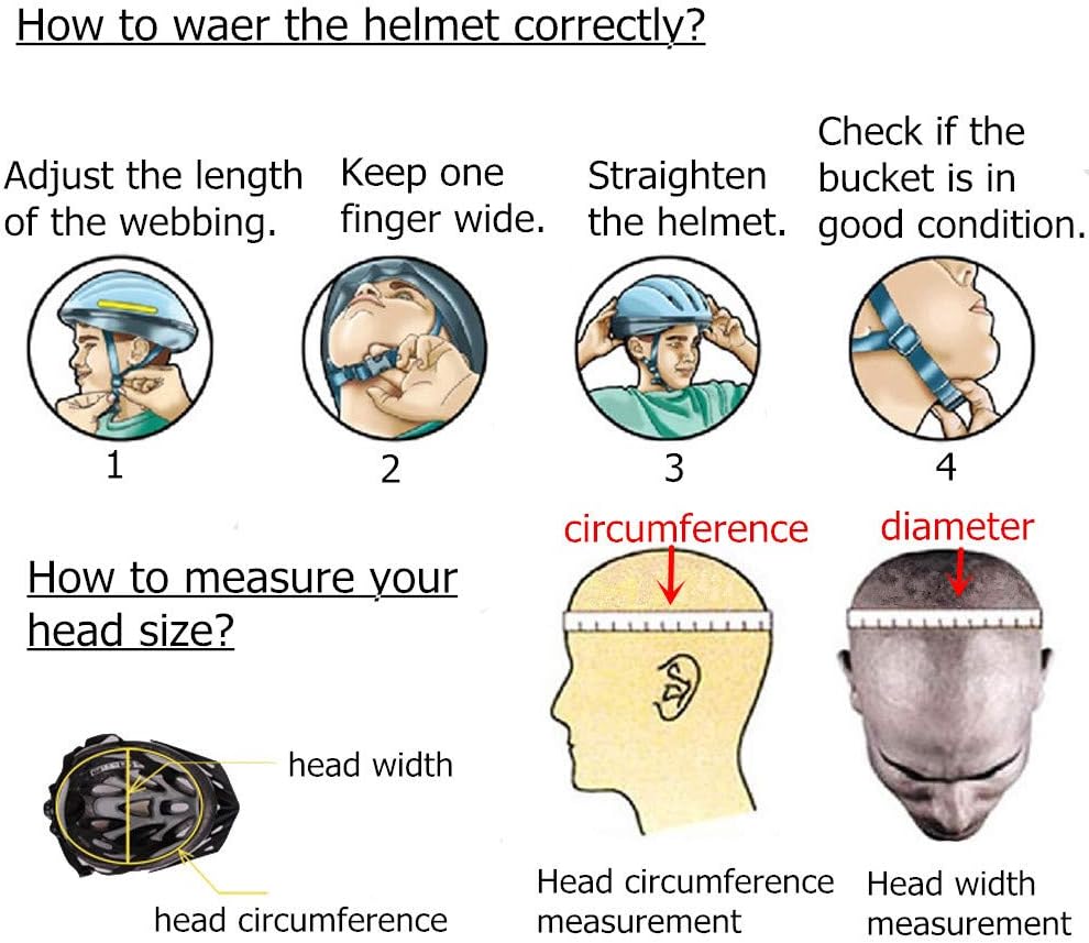 UPANBIKE Adult Bike Helmet One-Piece Adjustable Head Safety Protection | for Mountain & Road Bikes,Mens Bike Helmet,Riding Helmet,Womens Bike Helmet
