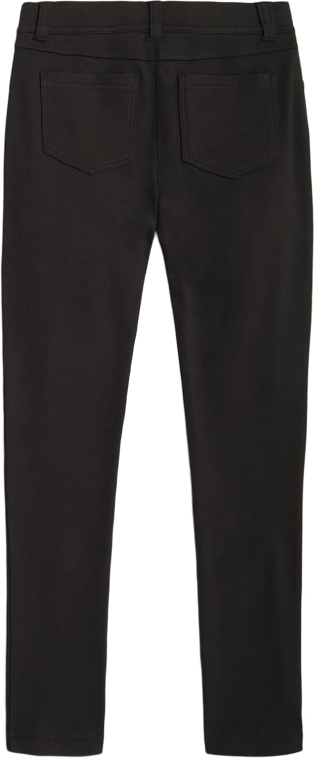 Nautica Girls' School Uniform Stretch Interlock Jegging