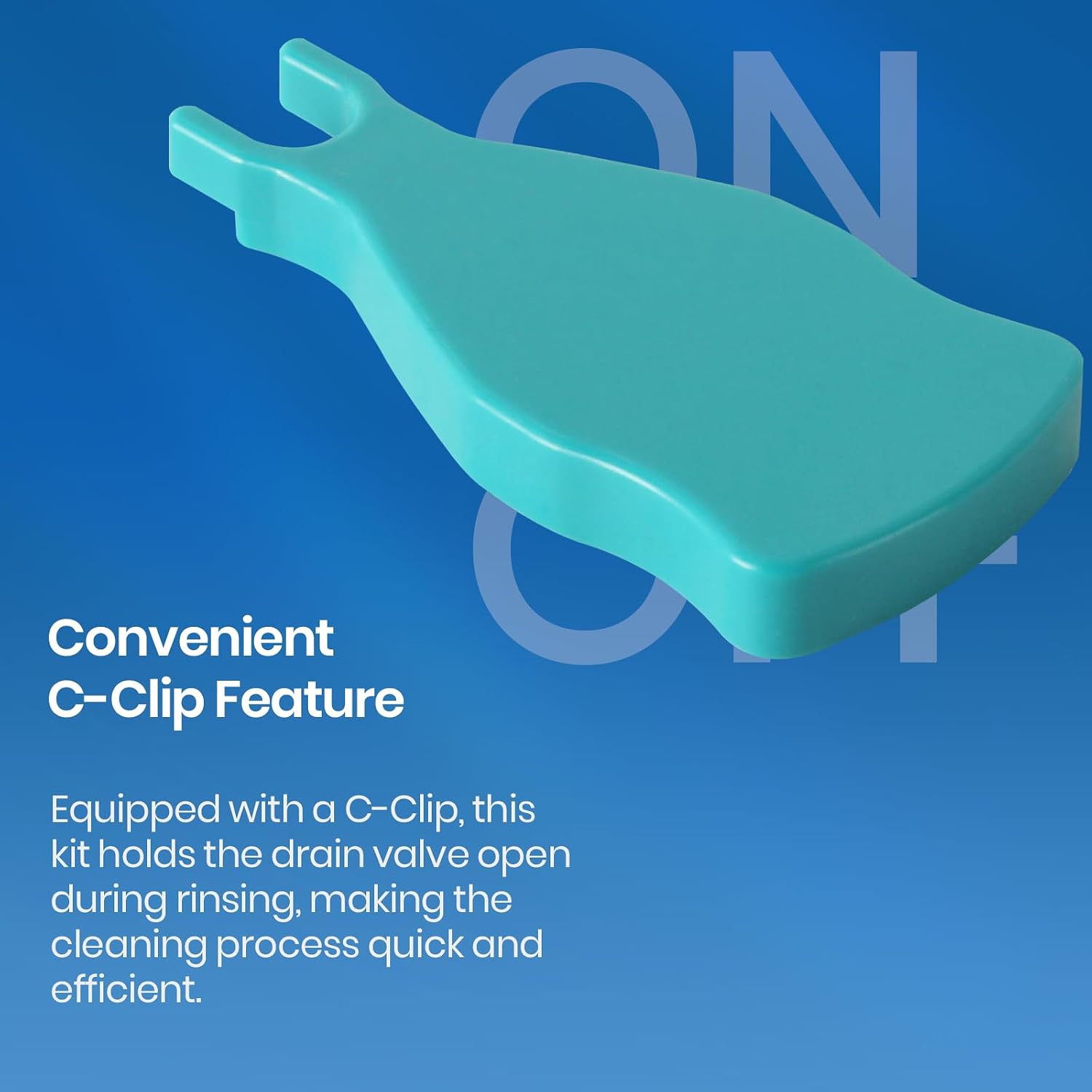 Nasal Irrigation System Cleaning Kit, Compatible with Navage Nasal Irrigation System, Includes C-Clip, U-Tube, 2 Cleaning Brushes