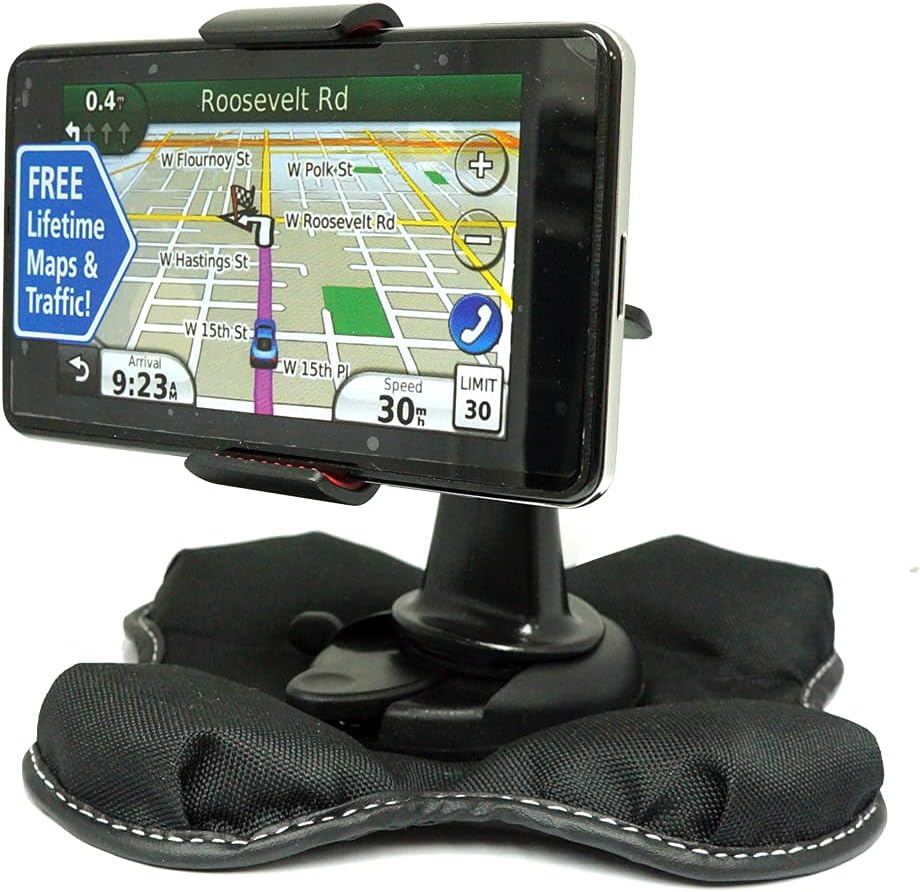 Nonslip Beanbag Friction Mount for Garmin Nuvi Tomtom Start XL XXL ONE VIA Magellan Roadmate Maestro 3.5" 4.3" & 5" GPS