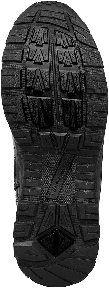 Tactical Research TR1040-T 7 Inch Ultralight Black Tactical Boots for Men - Non-Polishable Leather and Nylon with Slip-Resistant TR HiTRAC Outsole