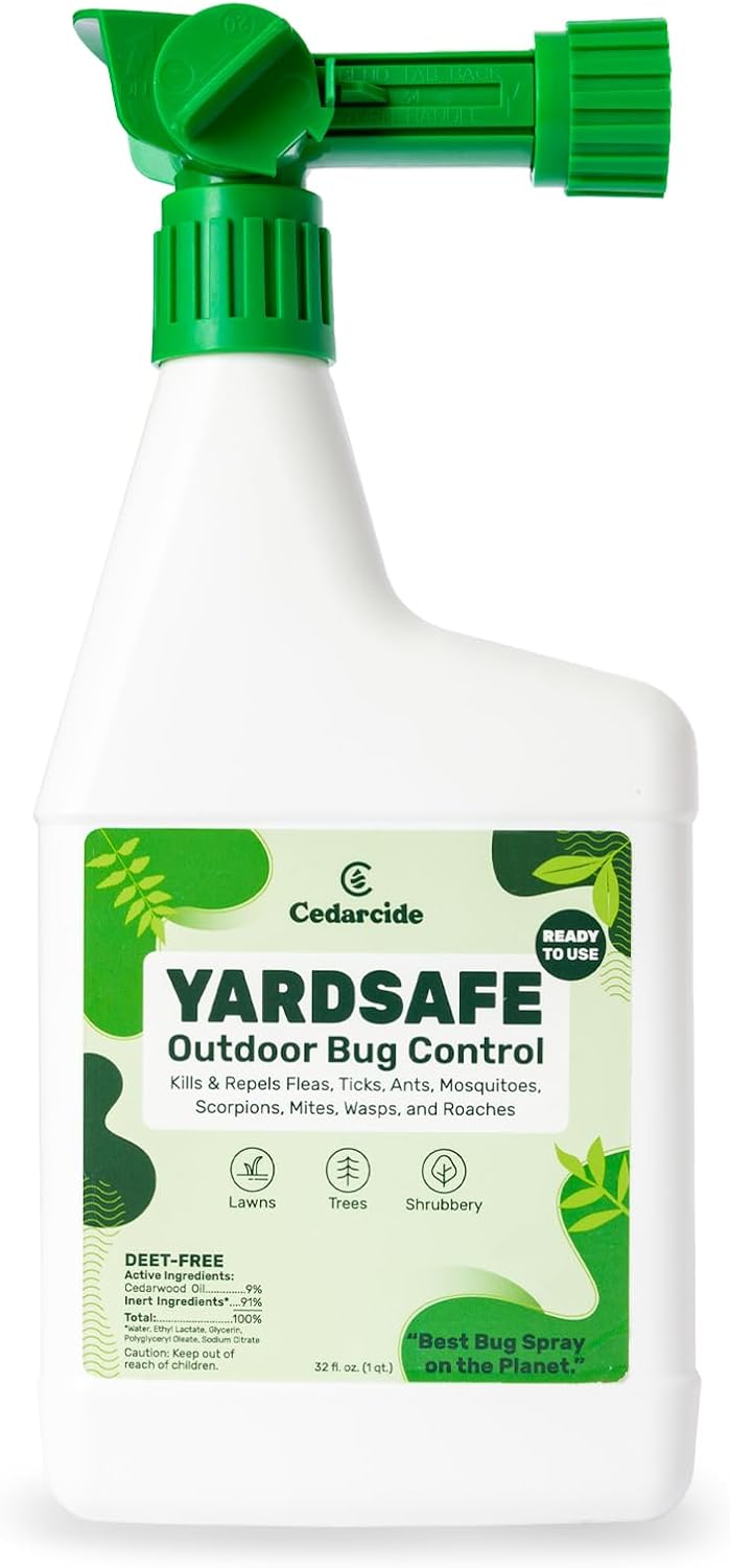 Cedarcide YardSafe | Kills & Repels Mosquitoes, Ticks, Fleas