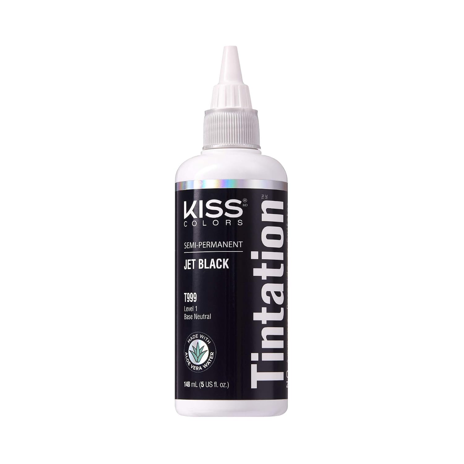 Red by Kiss Tintation Semi-Permanent Hair Color, Aloe Vera Water Based, Argan Oil, Olive Oil, Collagen & Keratin, Long-Lasting Color Dye (Honey Brown, 5 Fl Oz)