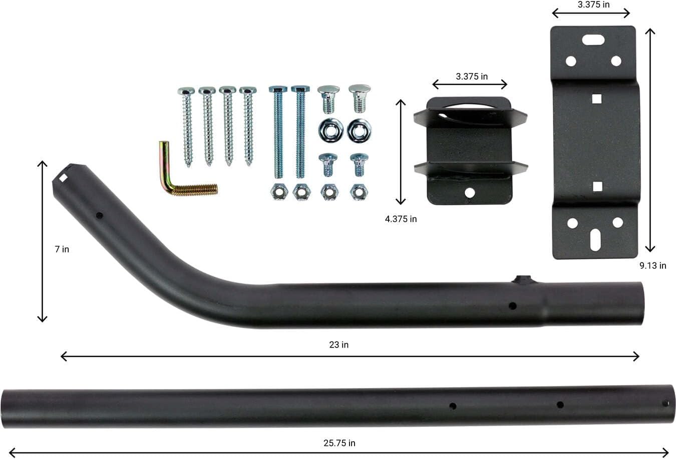 Channel Master Universal Antenna Mount - Sturdy Steel Adjustable Mount for Secure TV Antenna Installation, 1.5" Pole Diameter, Extends from 24"- 44"