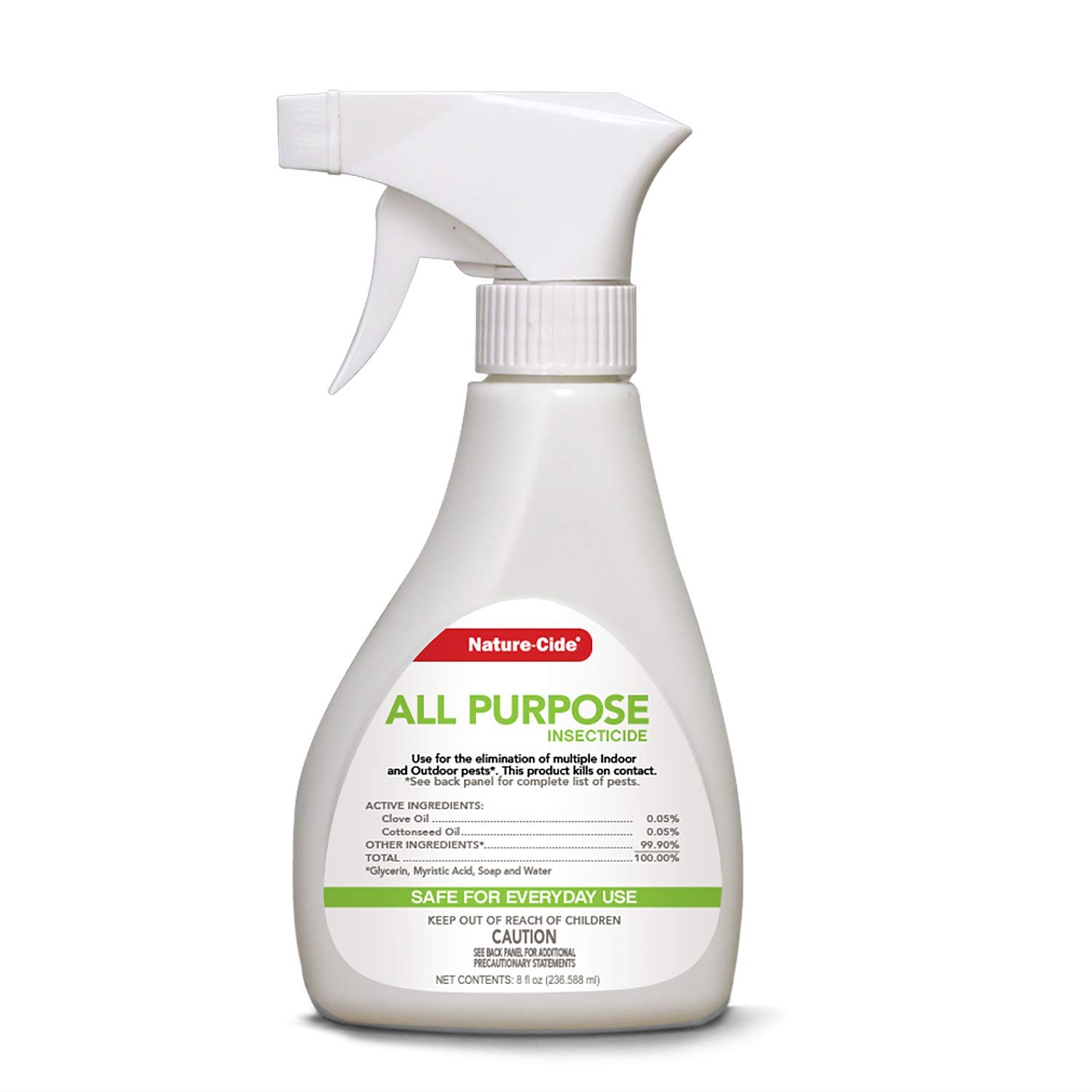 Nature-Cide All Purpose Insecticide. All Natural, Plant-Based Roach Killer, Spider, Mosquito and Ant Spray to Keep Your Home Safe. Kills on Contact. No Strong Odor. 32 oz