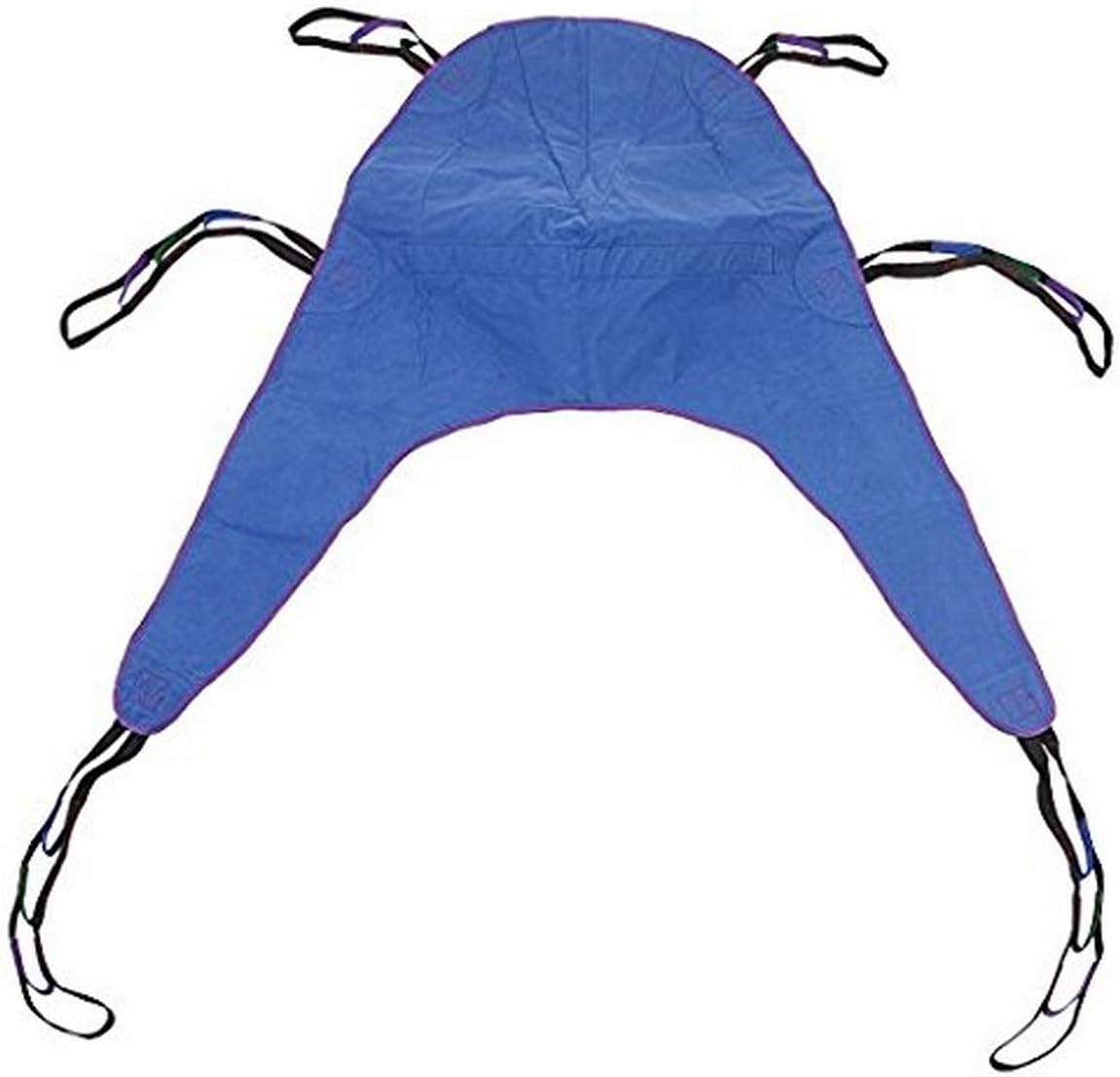 Drive Medical Divided Leg Patient Lift Sling with Headrest, Blue, Medium (Pack of 1), 1 Count