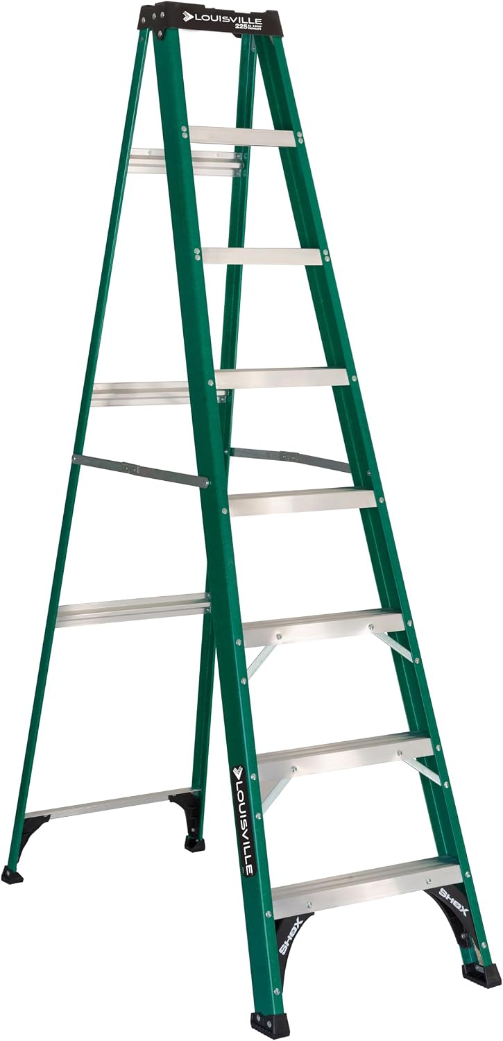 Louisville Ladder 4-Foot Fiberglass Step Ladder, 225-Pound Load Capacity, Type II, FS4004