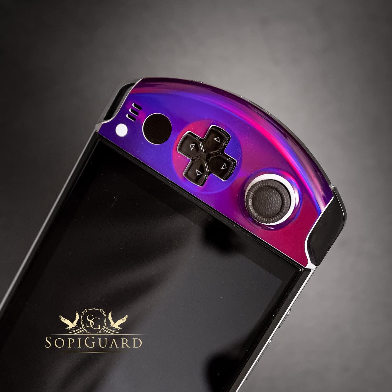 SopiGuard Sticker for Surface Duo Phone Edge-to-Edge Precision Vinyl Skin Wrap (Leather Textured)