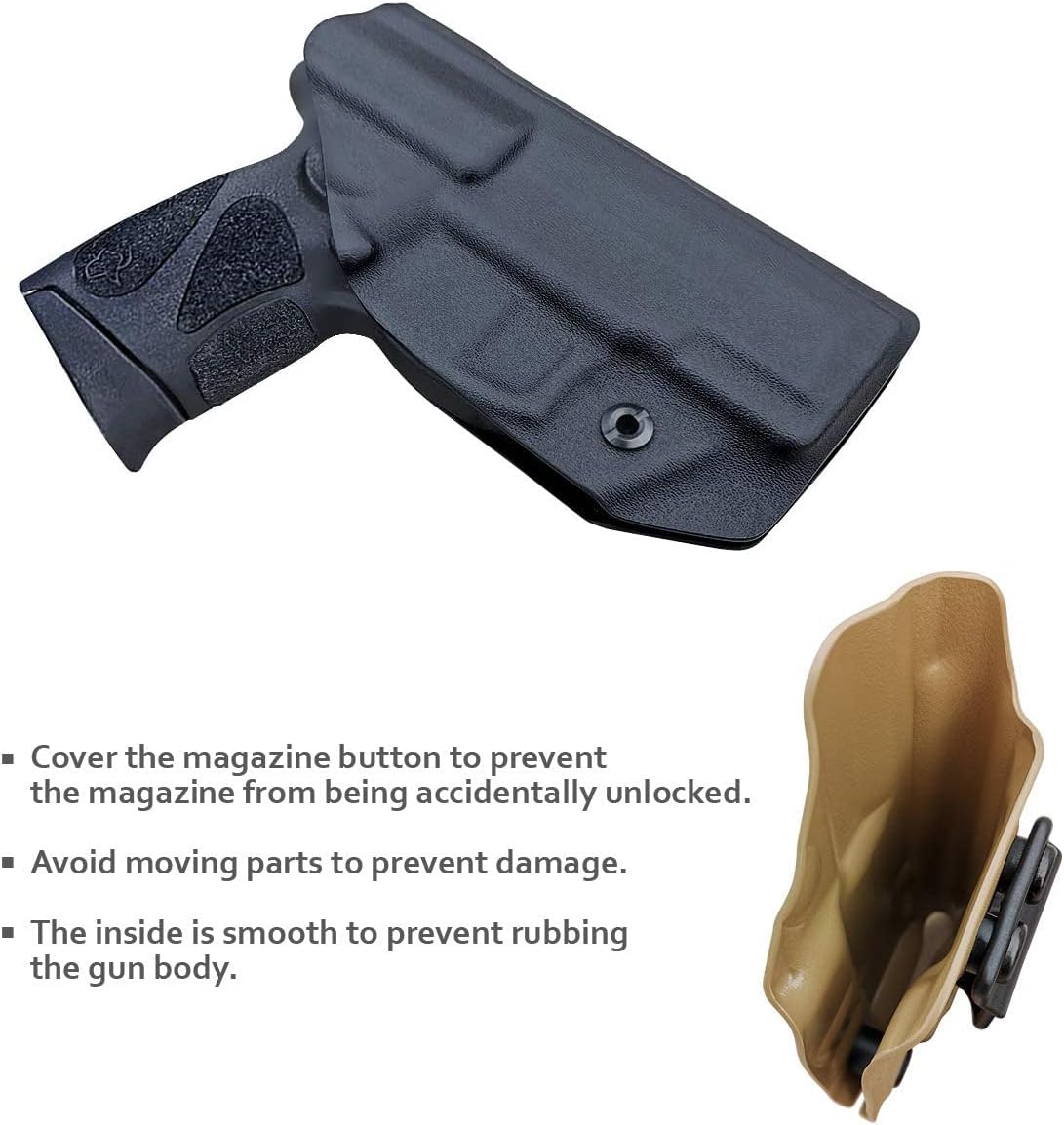 Taurus G3C G2C Holster IWB Kydex Holster Taurus G3C / G2C / G2S / PT111 / PT140 9mm/.40- Inside Waistband Concealed Carry