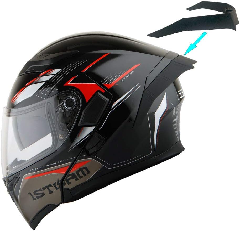1Storm Motorcycle Modular Full Face Helmet Flip up Dual Visor Sun Shield: HB89