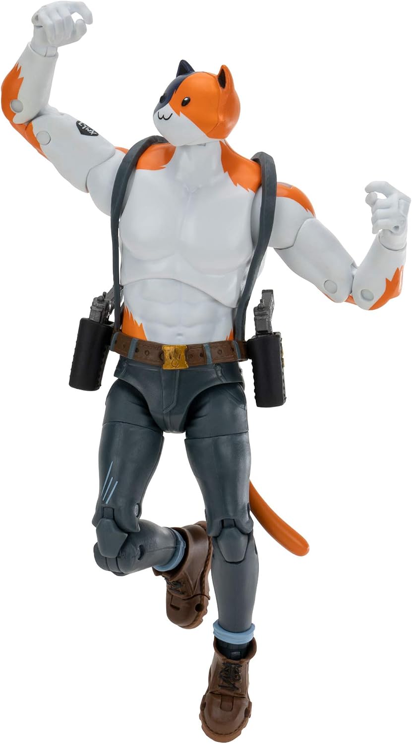 Fortnite Legendary Series Brawlers, 1 Figure Pack - 7 Inch Meowscles Action Figure, Plus Accessories