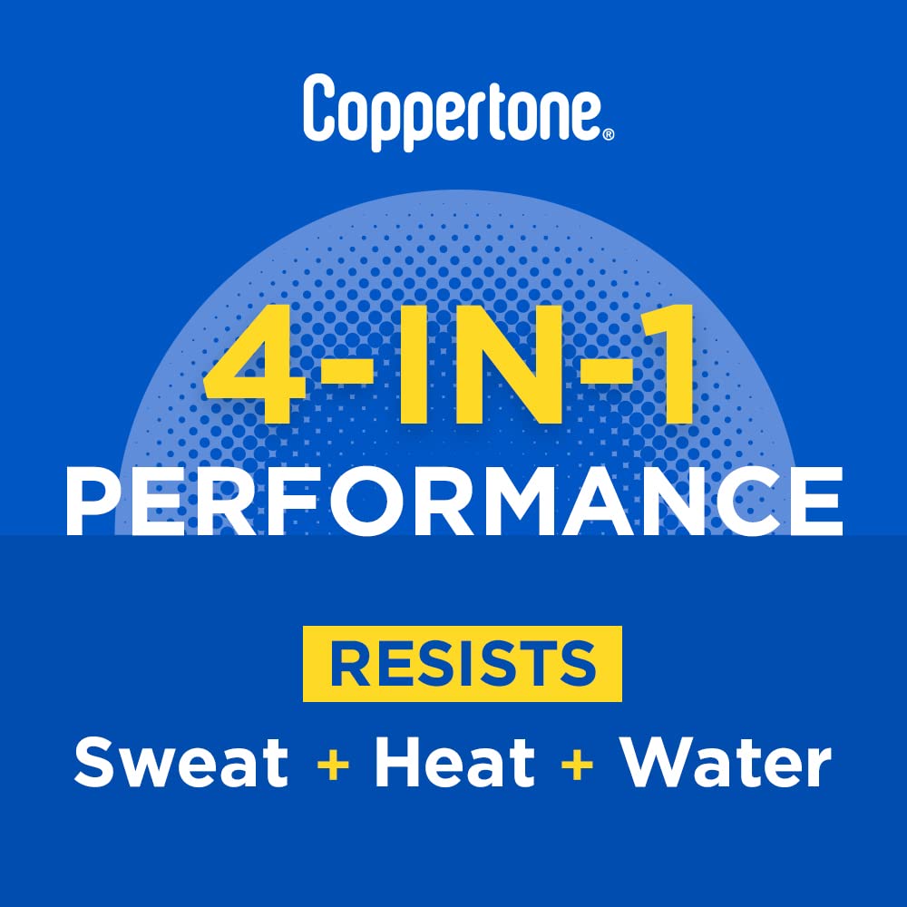 Coppertone SPORT Sunscreen Lotion SPF 30, 7 FL OZ | Sunscreen Lotion with Vitamin E, Sweat, Heat and Water Resistant, PABA, Oxybenzone, Octinoxate, Paraben and Dye Free