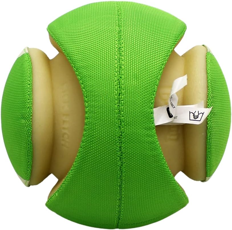 Chuckit! Kick Fetch Ball Dog Toy, Floats in Water, Large 8 Inch Diameter | Durable rubber and foam build, interactive play design, great for pool or lake sessions, built for big breed dogs each day