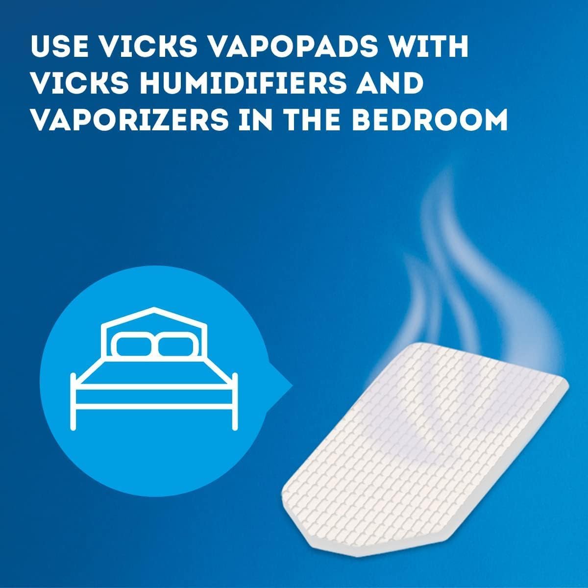 Vicks VapoPads– Soothing Menthol Vapor Pads 6 Count (Pack of 1) | Use with Vicks Humidifiers, Vaporizers, Waterless Vaporizers, and Sinus Inhalers