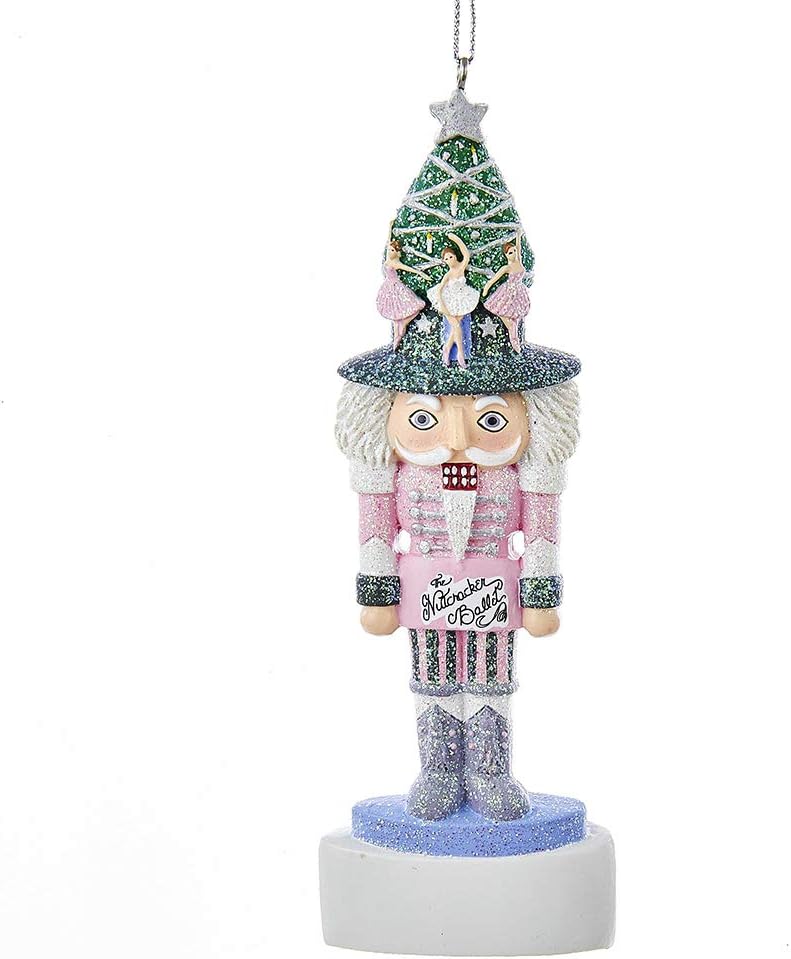 Kurt Adler Nutcracker Ballet Christmas Christmas Ornament for Personalization